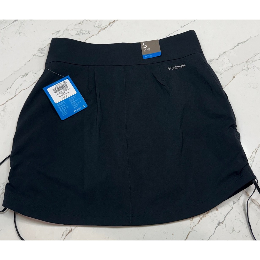 Columbia Women's Ruched Skort, Black, Size Small